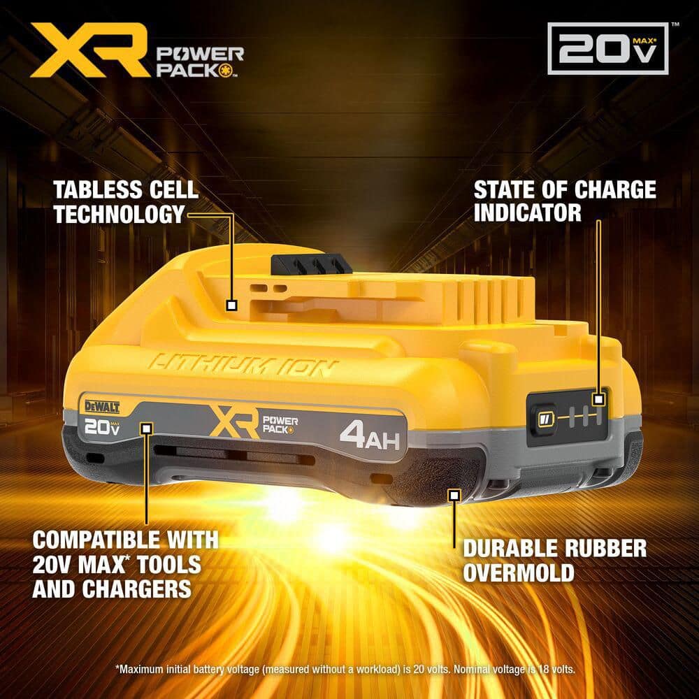 DeWalt DCB248-2 20V MAX XR Powerpack 4.0 Ah and 8.0 Ah Battery Packs - image 6