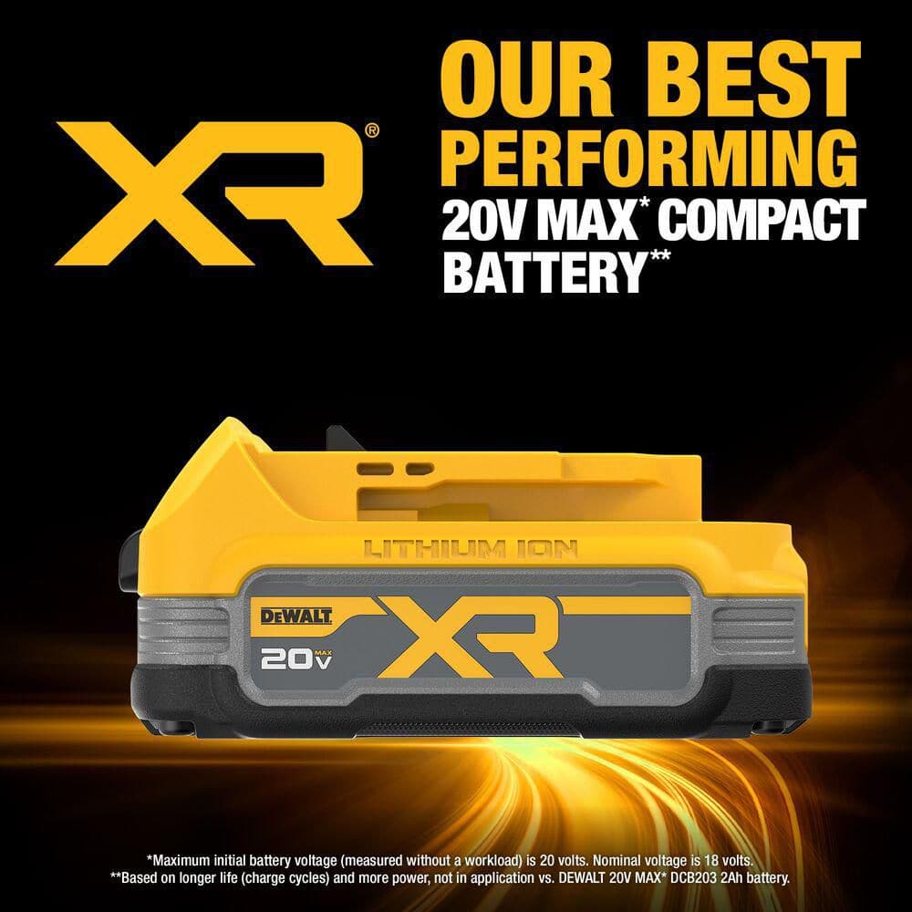 DeWalt DCBP334-4 20V MAX XR Powerstack Lithium-Ion 3.5 Ah and 1.7 Ah Battery Packs (4-Pack) - image 2