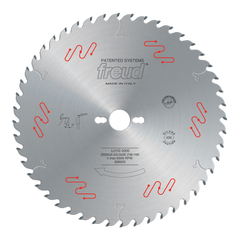 Freud LU1G02 300mm Carbide Tipped Blade for Ripping & Crosscutting, Rounded tooth on the side.