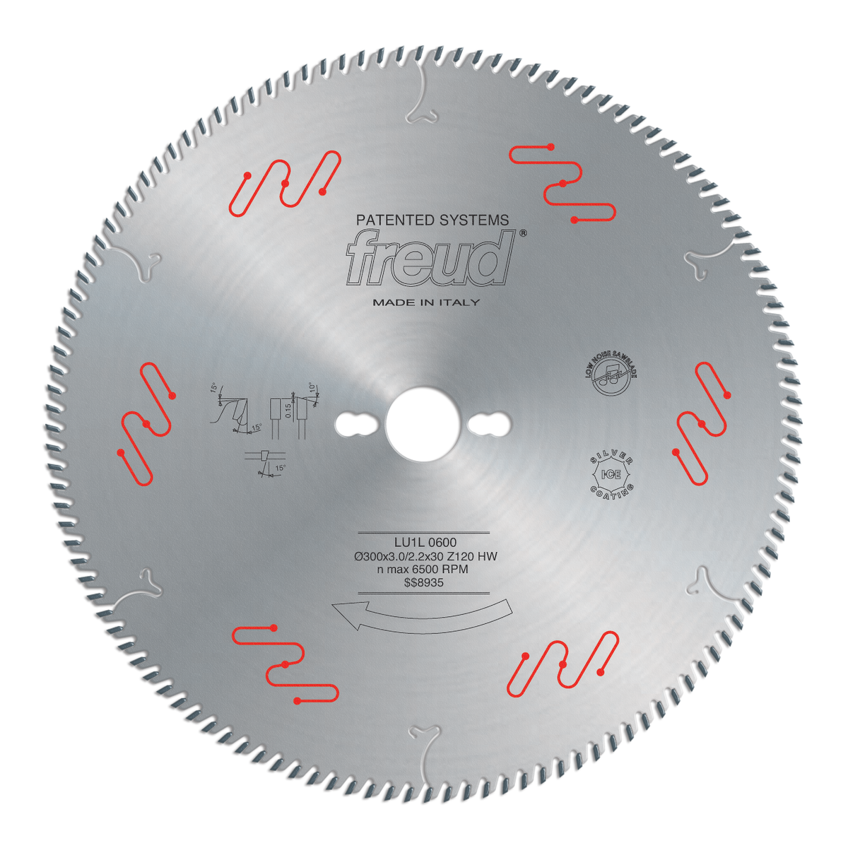 Freud LU1L06 300mm Carbide Tipped Saw Blade for Crosscutting