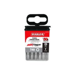 Diablo DT401P25 1" #40 Torx Drive Bits (25-Pack)