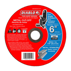 Diablo DBD060045101F 6" Metal Cut-Off Disc