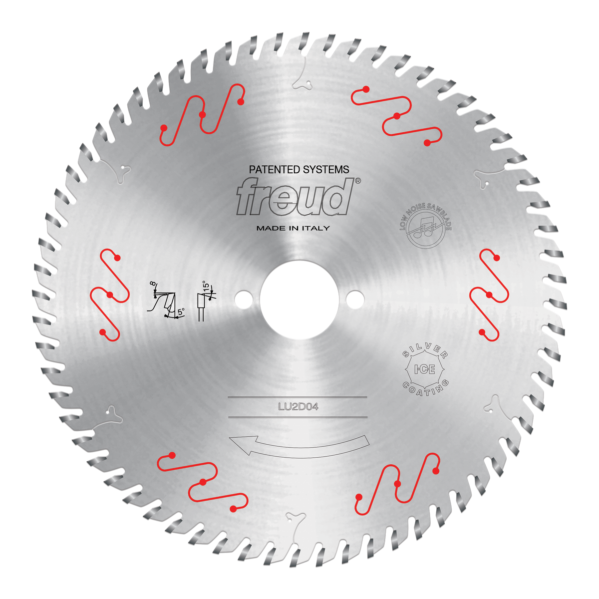 Freud LU2D04 200mm Thin Kerf Carbide Tipped Blade for Crosscutting