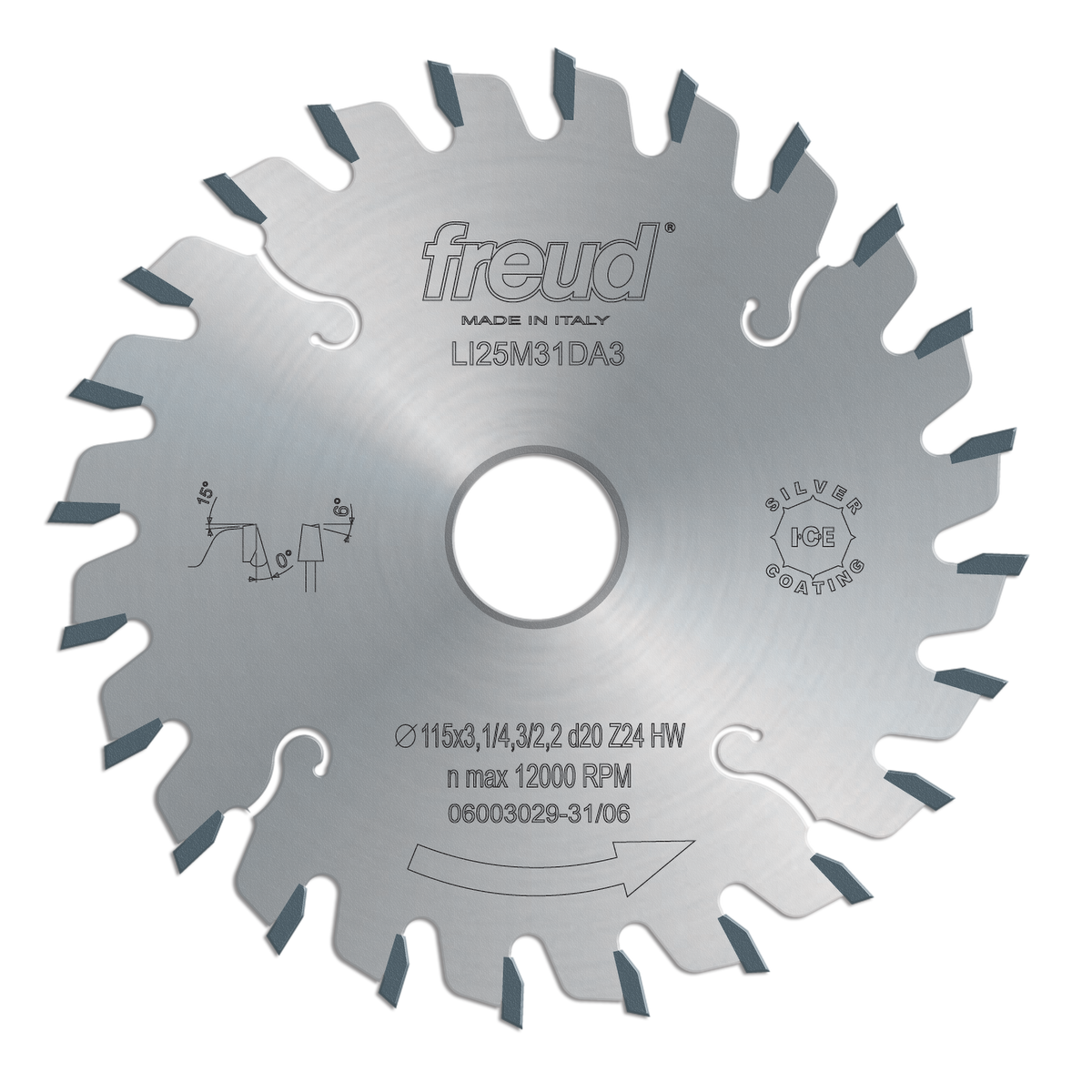 Freud LI25M43NE3 180mm Conical Scoring