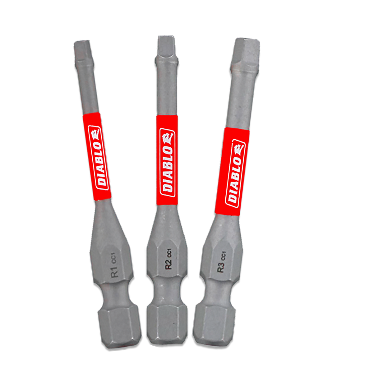 Diablo DSQV2-S3 2" Square Drive Bit Assorted Pack (3-Piece)