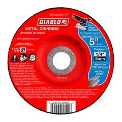 Diablo DBD050250701F 5" x 1/4" x 7/8" Type 27 Metal Grinding Disc