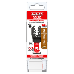 Diablo DOU125CW10 1-1/4" Diablo AMPED™ Demo Demon™ Carbide Teeth Oscillating Blades for Nail-Embedded Wood (10-Pack)