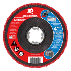 Diablo DCX045CRSX01F Diablo Steel Demon™ 4-1/2" Coarse Stripping and Finishing Flap Disc for X-LOCK™ and 7/8" Arbor Angle Grinders