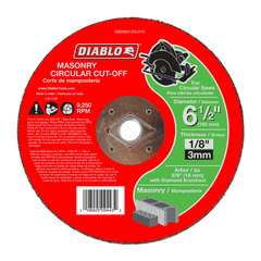 Diablo DBD065125L01C 6-1/2" Carbide Masonry Cut-Off Disc