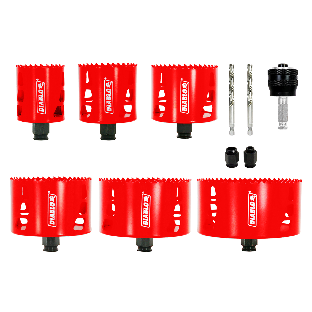 Diablo DHS11SLD 11 pc Bi-Metal Hole Saw Set