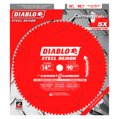 Diablo D1490CF 14" x 90-Teeth Steel Demon™ Cermet II Saw Blade for Thin Metal