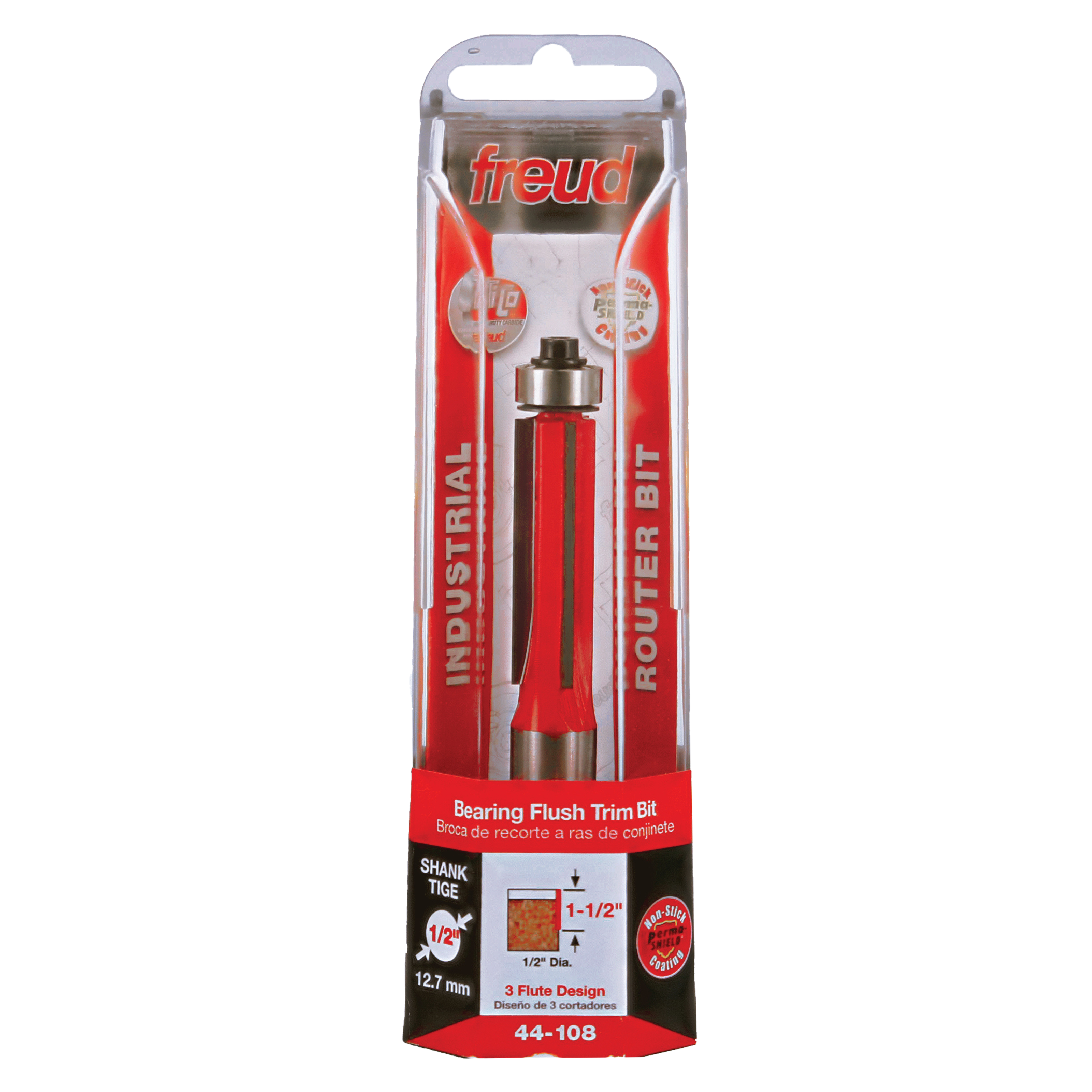 Freud 44-108 1/2" (Dia.) Bearing Flush Trim Bit