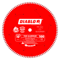 Diablo D10100N 10" x 100-Teeth Saw Blade for Thin Aluminum