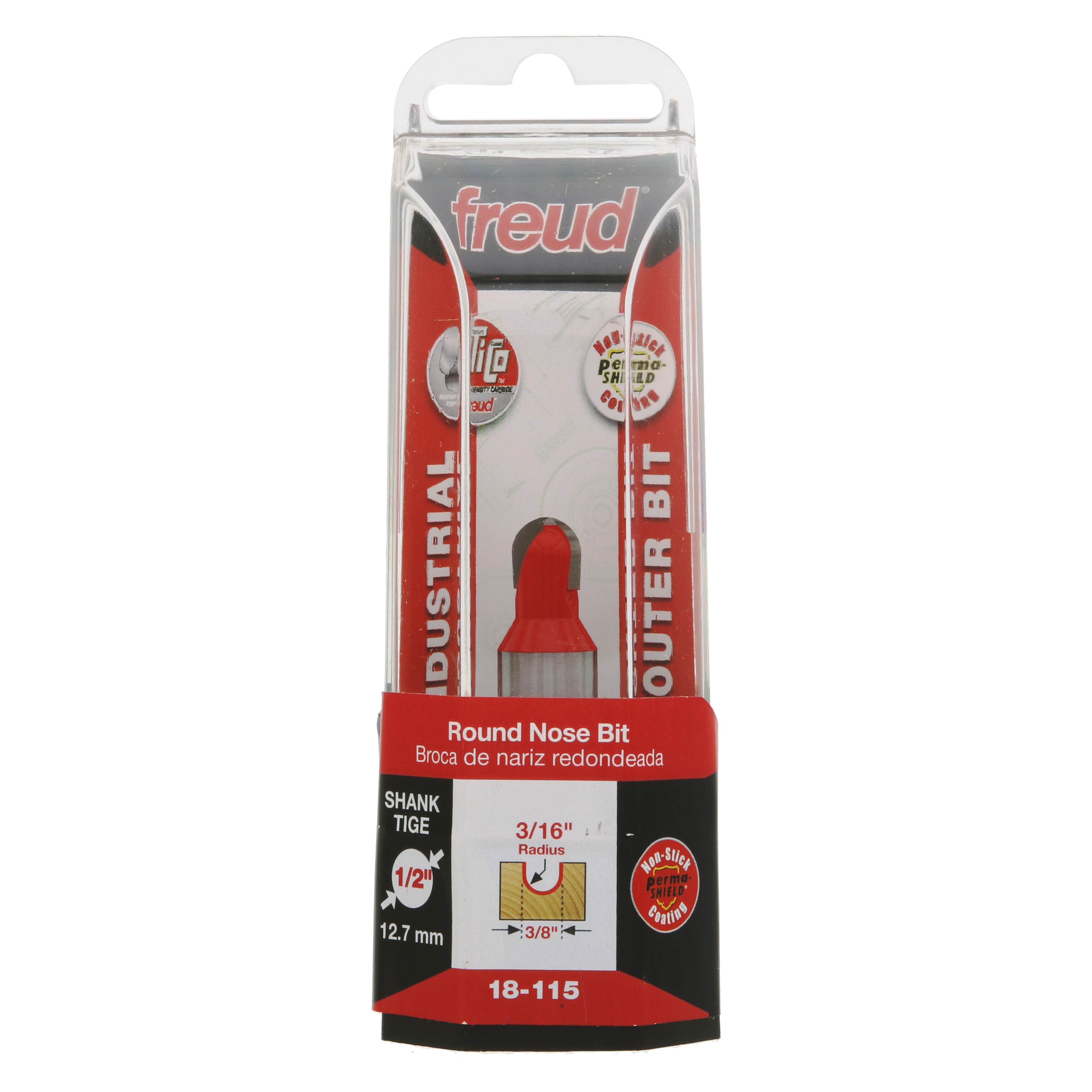 Freud 18-115 3/16" Radius Round Nose Bit