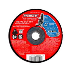 Diablo DBD040040125F 4" Metal Cut Off Disc - Thin Kerf (25-Pack)