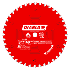 Diablo D0840S 8-1/2" x 40-Teeth General Purpose Saw Blade for Wood