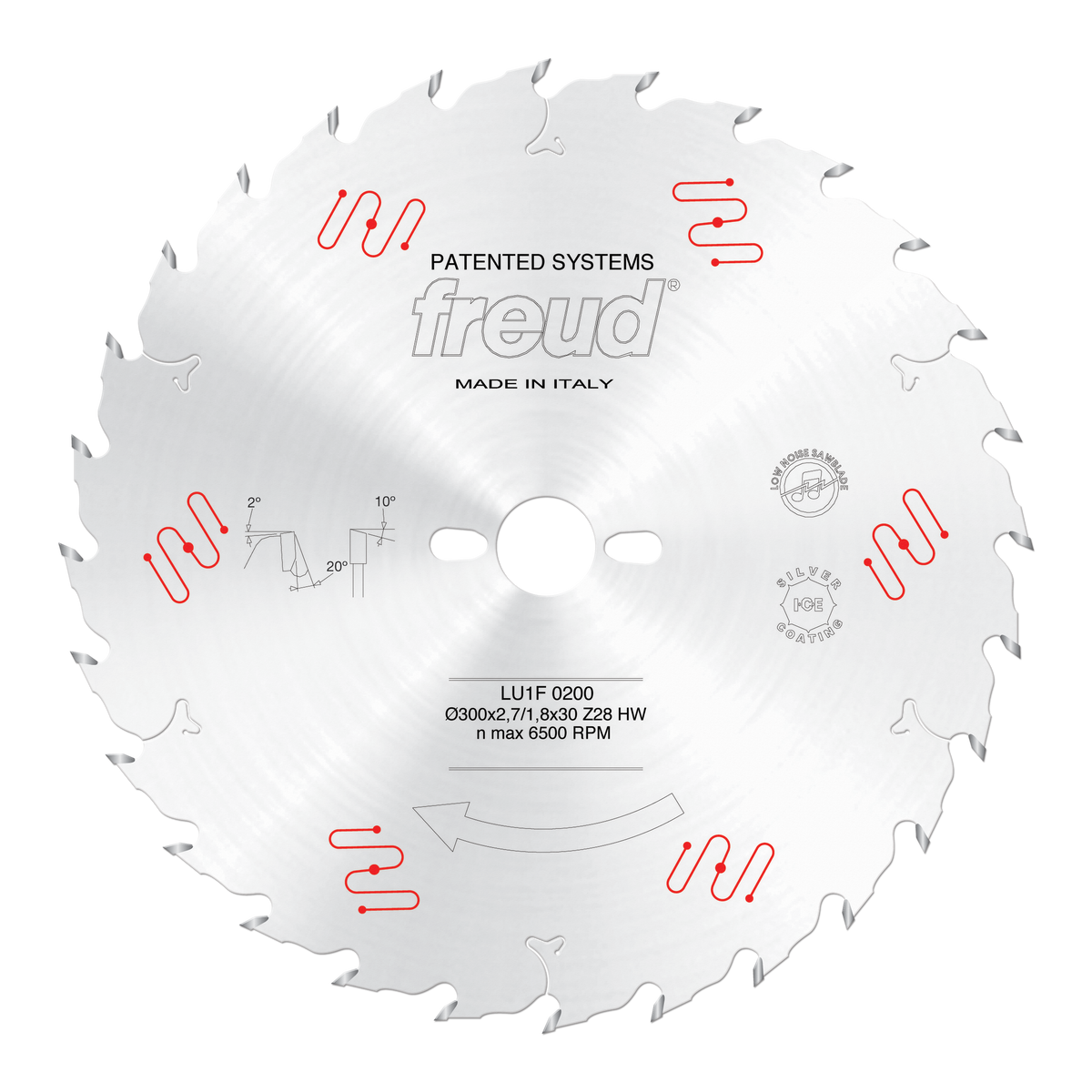 Freud LU1F02 300mm Thin Kerf Carbide Tipped Blade to Cut Solid Wood