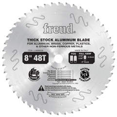 Freud LU89M008 8" Thick Stock Aluminum Metal Blade