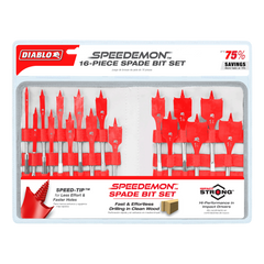 Diablo DSP2980-S16 16 pc Spade Bit Set For Wood (16-Piece)