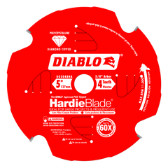 Diablo D0504DHA 5" x 4 Tooth (PCD) Fiber Cement HardieBlade