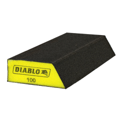 Diablo DFBANGBFIN01G 8" x 3" x 1" 100-Grit Extended Corner Contact Spanding Sponge