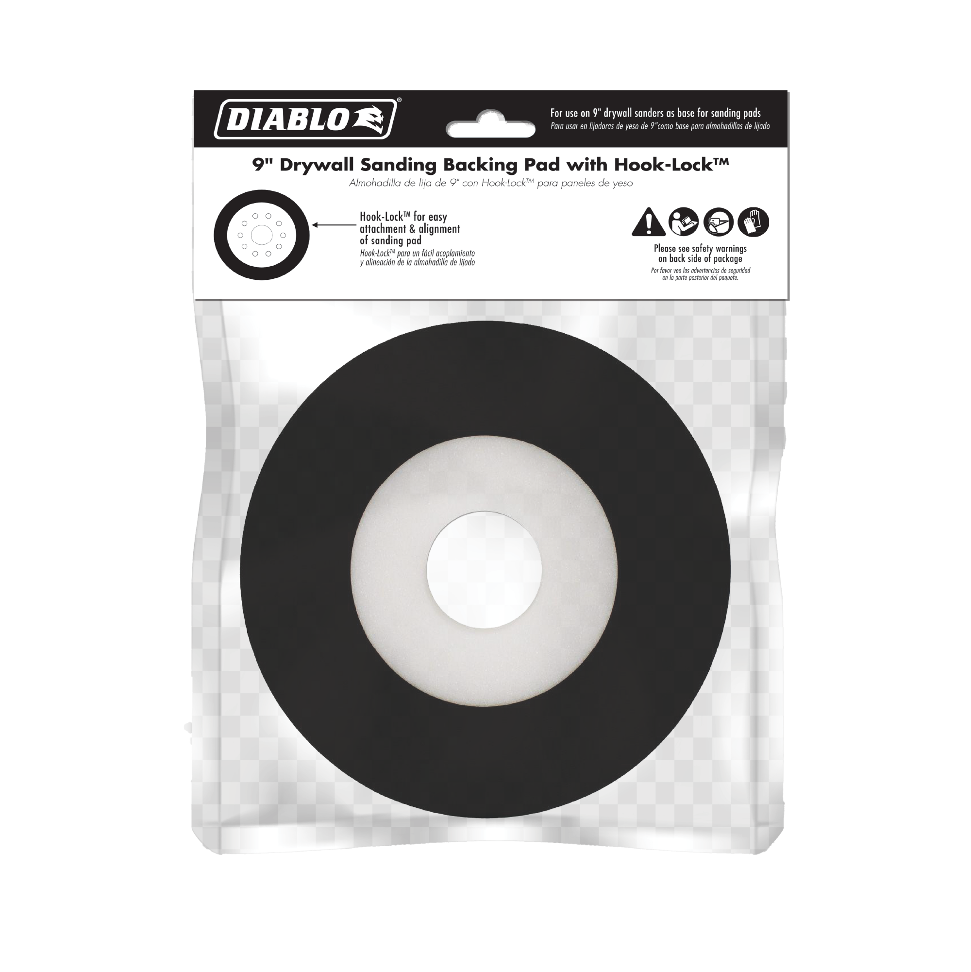 Diablo DCD090PADF01G 9" Drywall Sanding Backing Pad