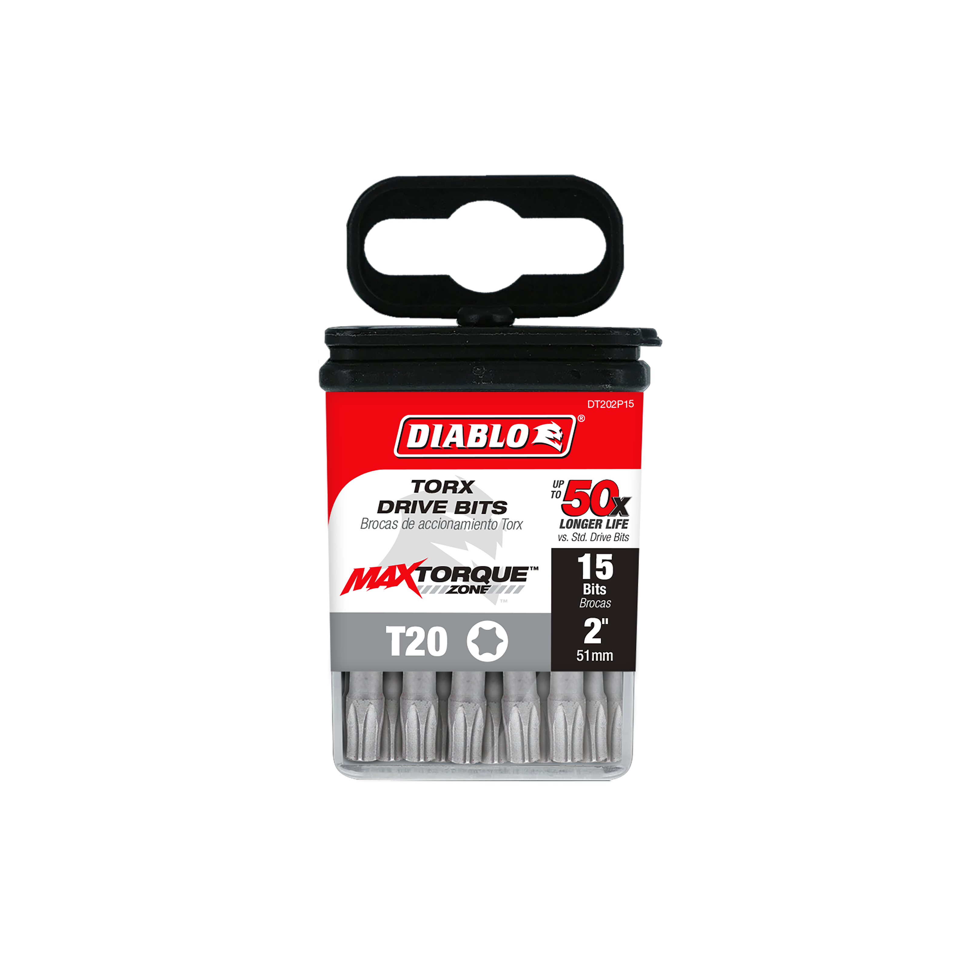 Diablo DT202P15 2" #20 Torx Drive Bits (15-Pack)