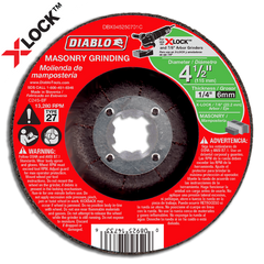 Diablo DBX045250701C 4-1/2" Type 27 X-LOCK Masonry Grinding Disc