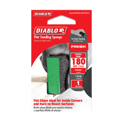 Diablo DFBBLOCUFN01G 4" x 2-1/2" x 1" 180-Grit Flat Edge Sanding Sponge