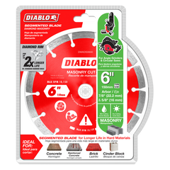 Diablo DMADS0600 6" Diamond Segmented Masonry Cut-Off Disc