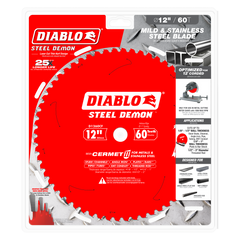 Diablo D1260CF 12" x 60-Teeth Steel Demon™ Cermet II Saw Blade for Medium Metal