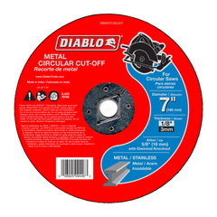 Diablo DBD070125L01F 7" Metal Circular Cut-Off Disc