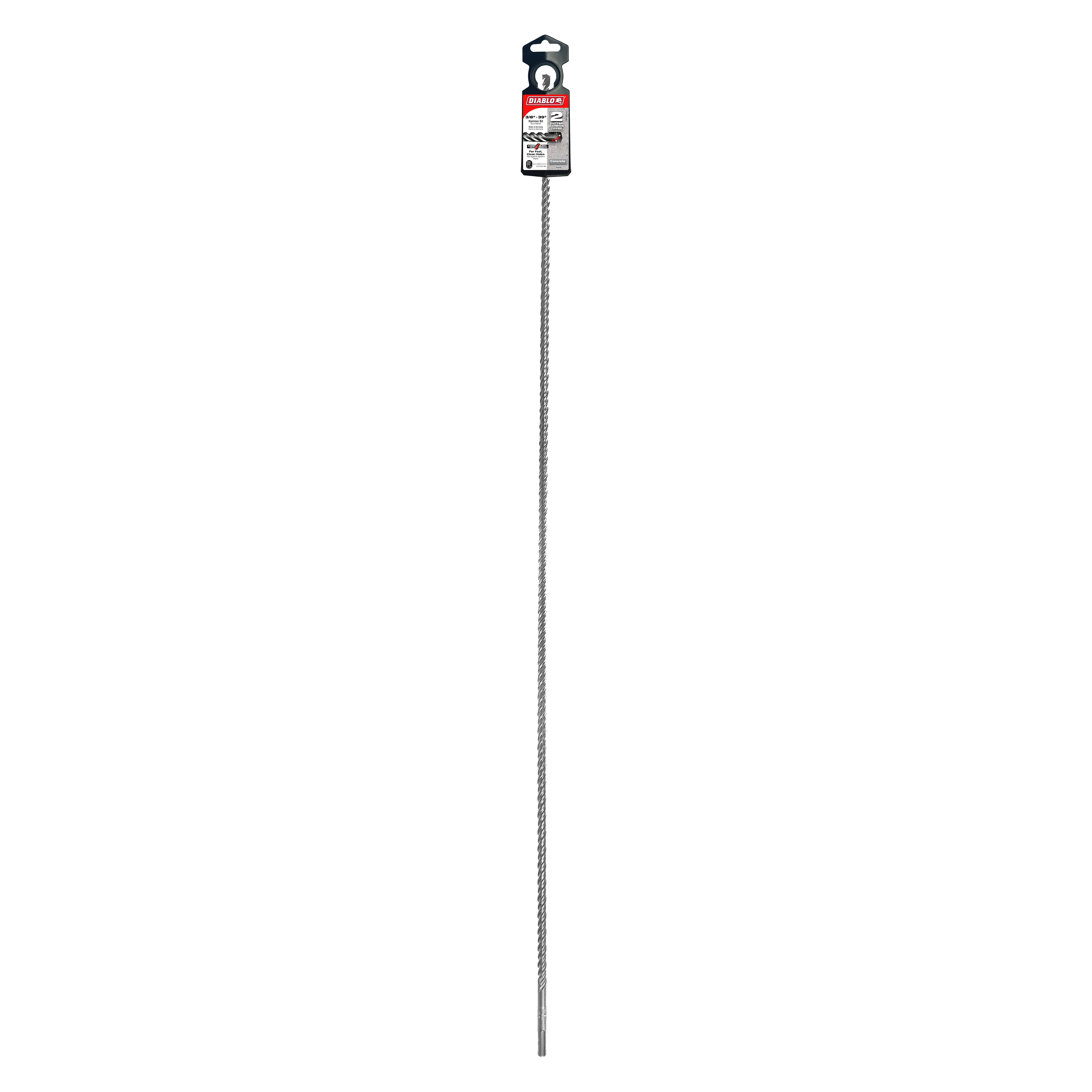 Diablo DMAPL2270 3/8" x 37" x 39" SDS-Plus 2-Cutter Carbide-Tipped Hammer Drill Bit