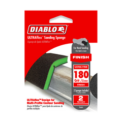 Diablo DFPFLEXUFN02G 5" x 4" 180-Grit ULTRAflex™ Sanding Sponges (2-Piece)