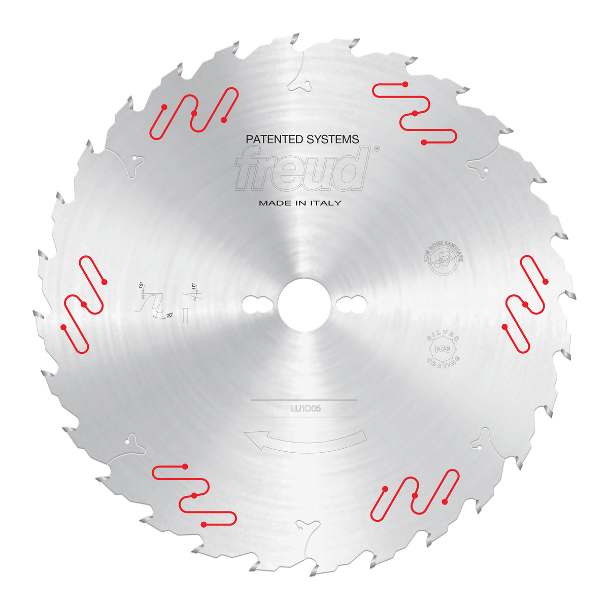 Freud LU2F05 250mm Carbide Tipped Blade for Ripping and Crosscutting Wooden and Composite Panels