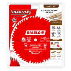 Diablo D1050X 10" x 50-Teeth Combination Saw Blade for Wood