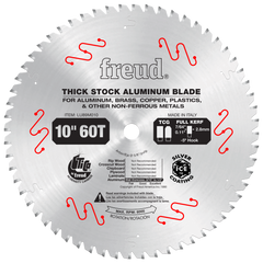 Freud LU89M010 10" Thick Stock Aluminum Metal Blade