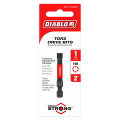 Diablo DT402P1 2" #40 Torx Drive Bit