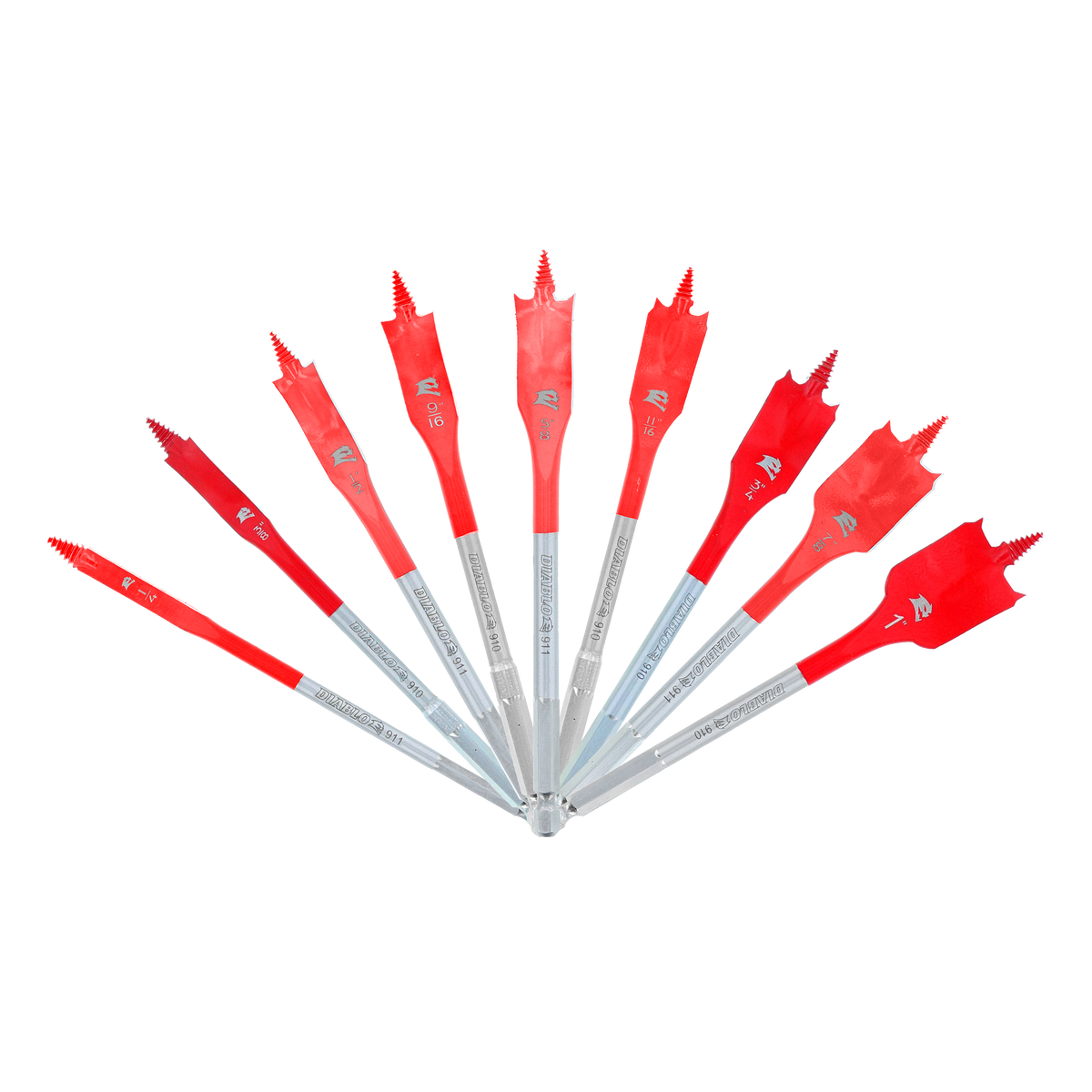 Diablo DSP2930-S9 9 pc Spade Bit Set (9-Piece)