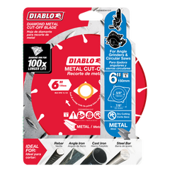 Diablo DDD060DIA101F 6" Diamond Metal Cut-Off Disc