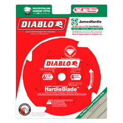 Diablo D0604DHA 6-1/2" x 4 Tooth (PCD) Fiber Cement HardieBlade