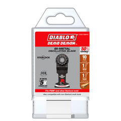 Diablo DOS175BW10 1-3/4" Demo Demon™ Starlock Bi-Metal Oscillating Blades for Nail-Embedded Wood (10-Pack)