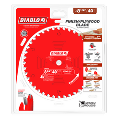 Diablo D0840X 8-1/4" x 40-Teeth Finishing Saw Blade for Wood