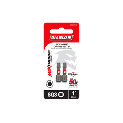 Diablo DSQ31P2 1" #3 Square Drive Bits (2-Pack)