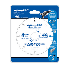 AvantiPRO PCW045CAR101F 4.5 in. Carbide Grit Metal Cut-Off Wheel