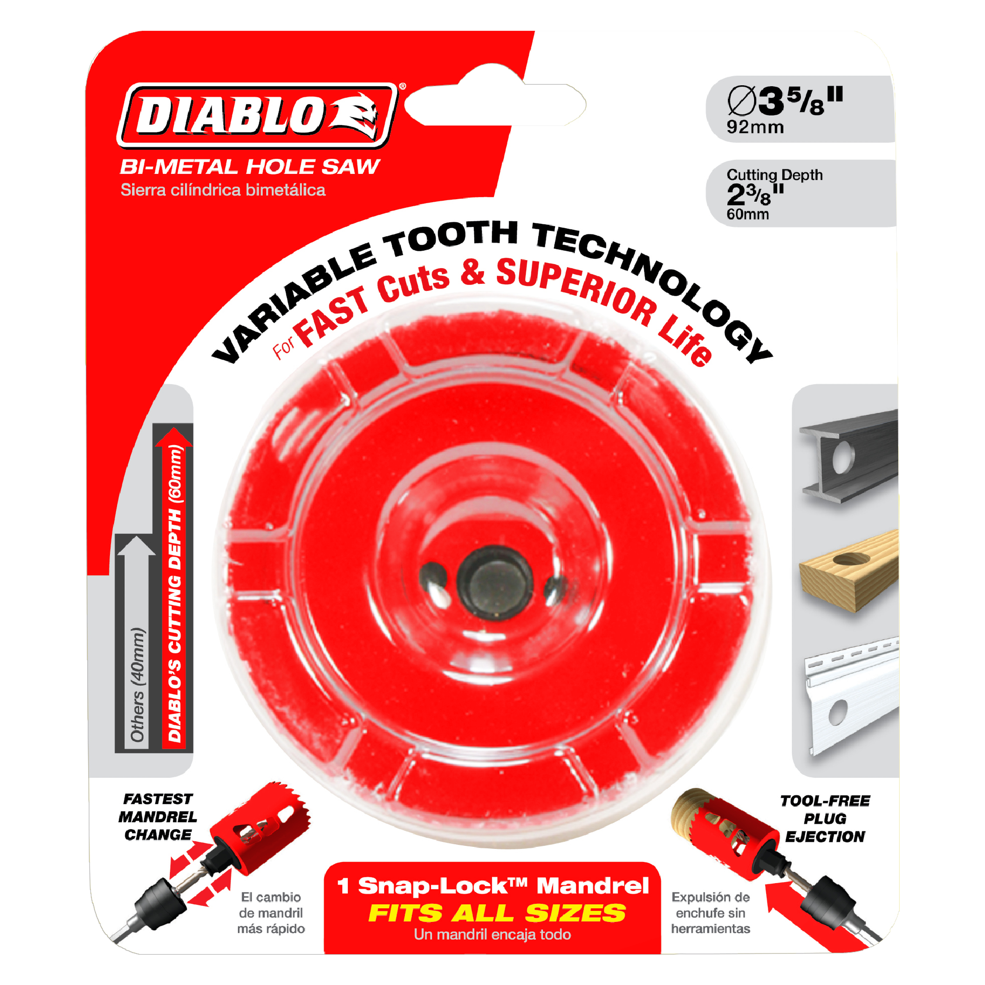 Diablo DHS3500 3-1/2" Bi-Metal Hole Saw
