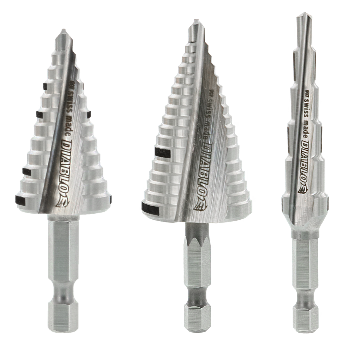 Diablo DSDS003 3 pc Impact Step Drill Bit Set (3-Piece)