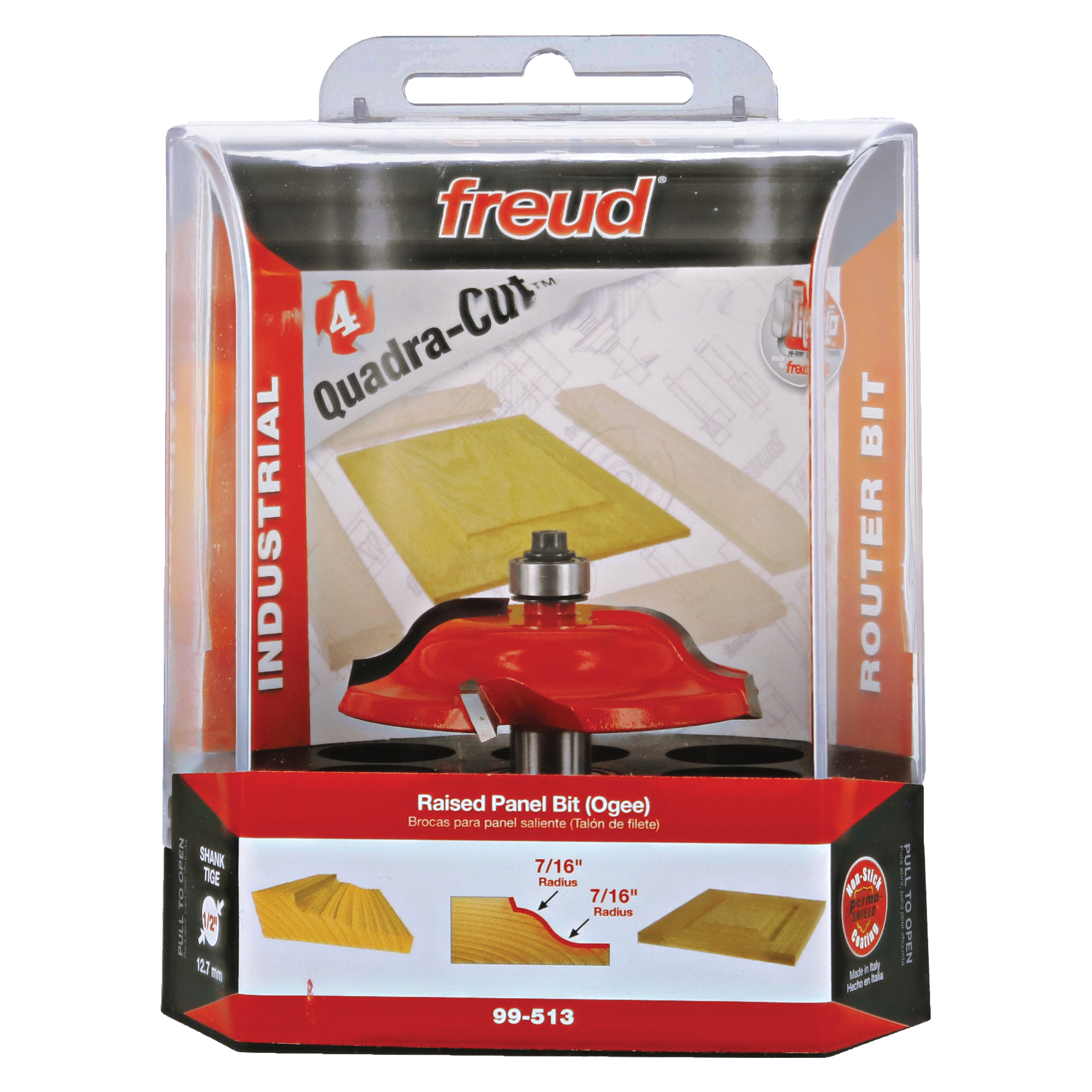 Freud 99-513 2-3/4" (Dia.) Raised Panel Bit (Quadra-Cut)