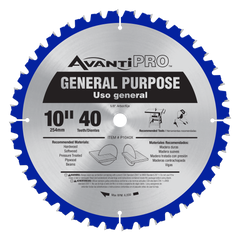 AvantiPRO P1040X Avanti Pro 10" X 40T General Purpose