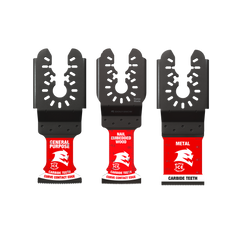 Diablo DOU3CVS AMPED™ Demo Demon™ & AMPED™ Steel Demon™ Universal Fit Carbide Oscillating Blade Set (3-pc)